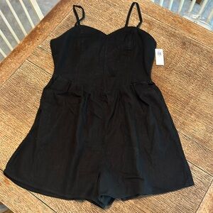 NWT Old Navy black shorts one piece size M